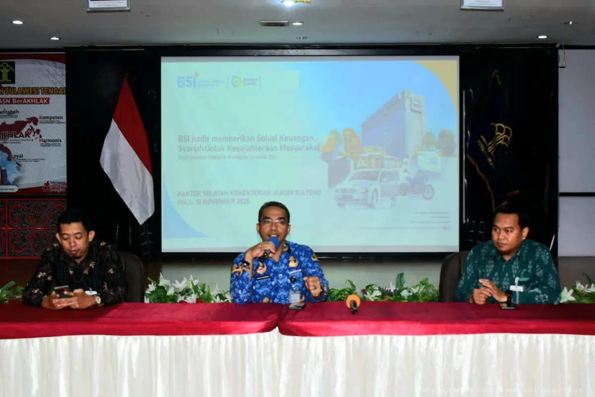 Kanwil Kemenkum Sulteng Gandeng BSI Palu Gelar Sosialisasi Produk Keuangan Syariah untuk ASN
