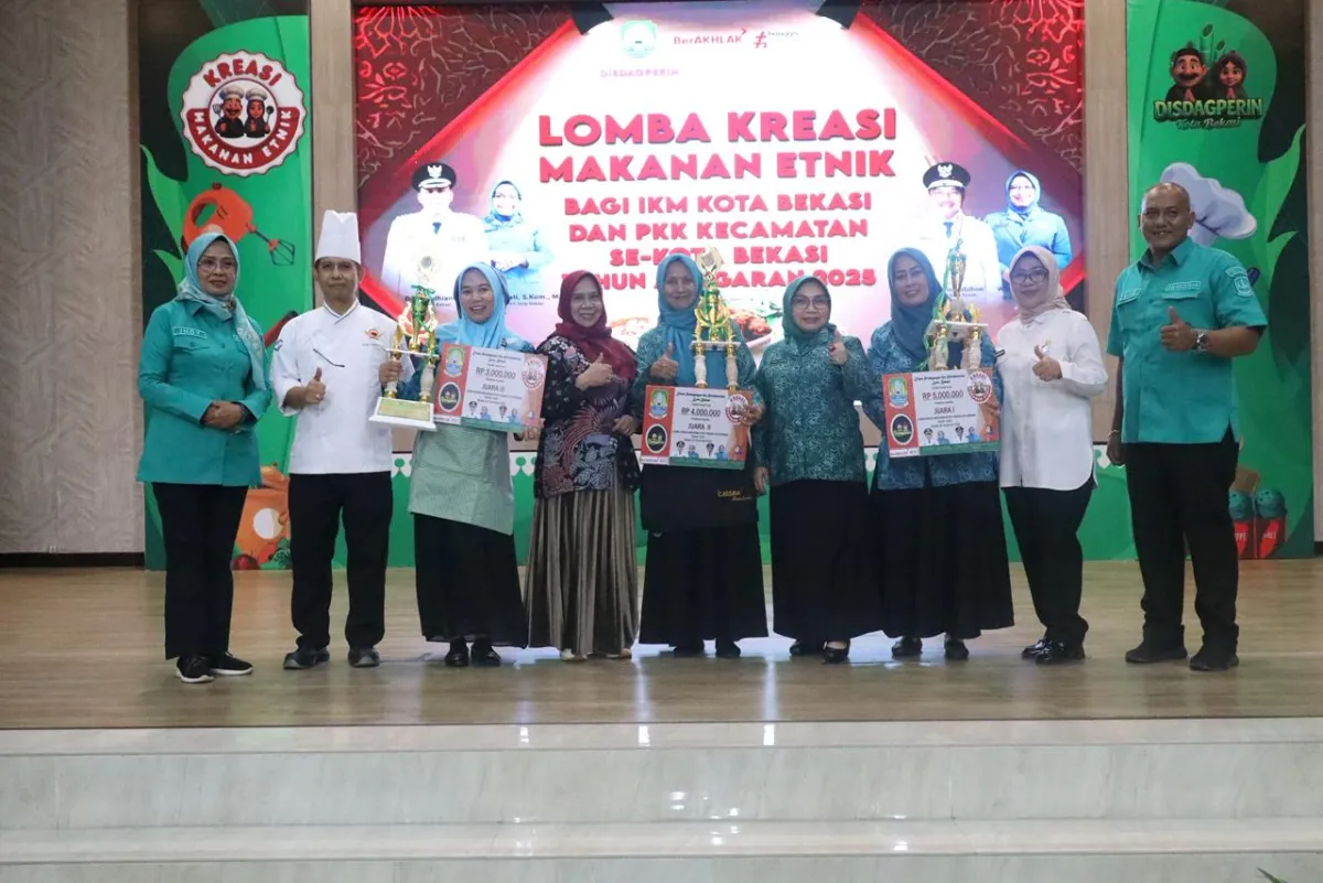 Disdagperin Kota Bekasi Gelar Food Etnik, Dorong Inovasi Kuliner Tradisional Berbahan Pangan Lokal