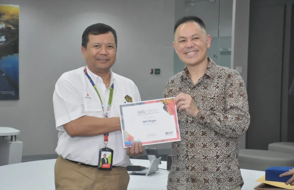 SKK Migas Raih Penghargaan SAG Awards 2024 atas Inovasi Teknologi Geospasial