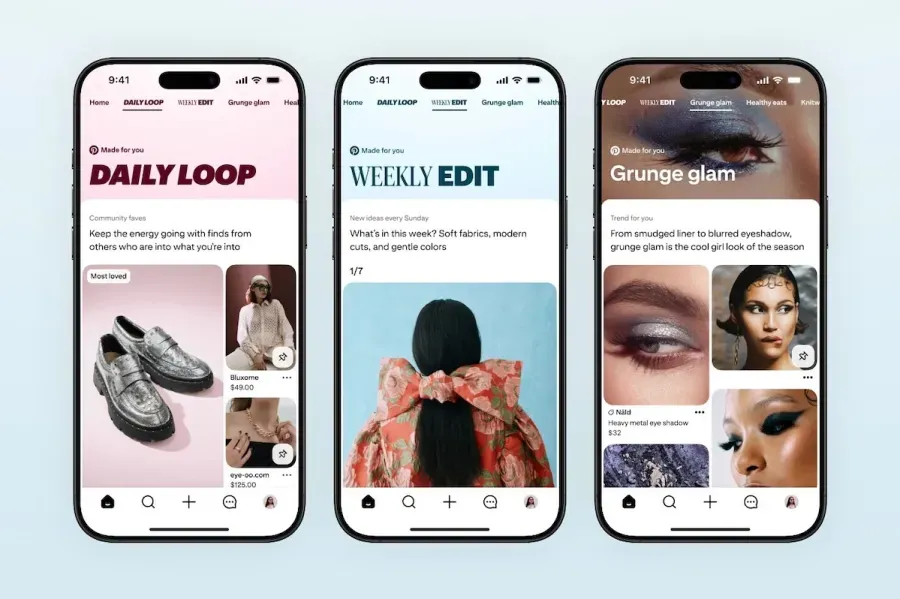 Pinterest Tambah Fitur AI untuk Personalisasi Papan, Hadirkan Kolase “Styled for You” dan “Boards Made for You”