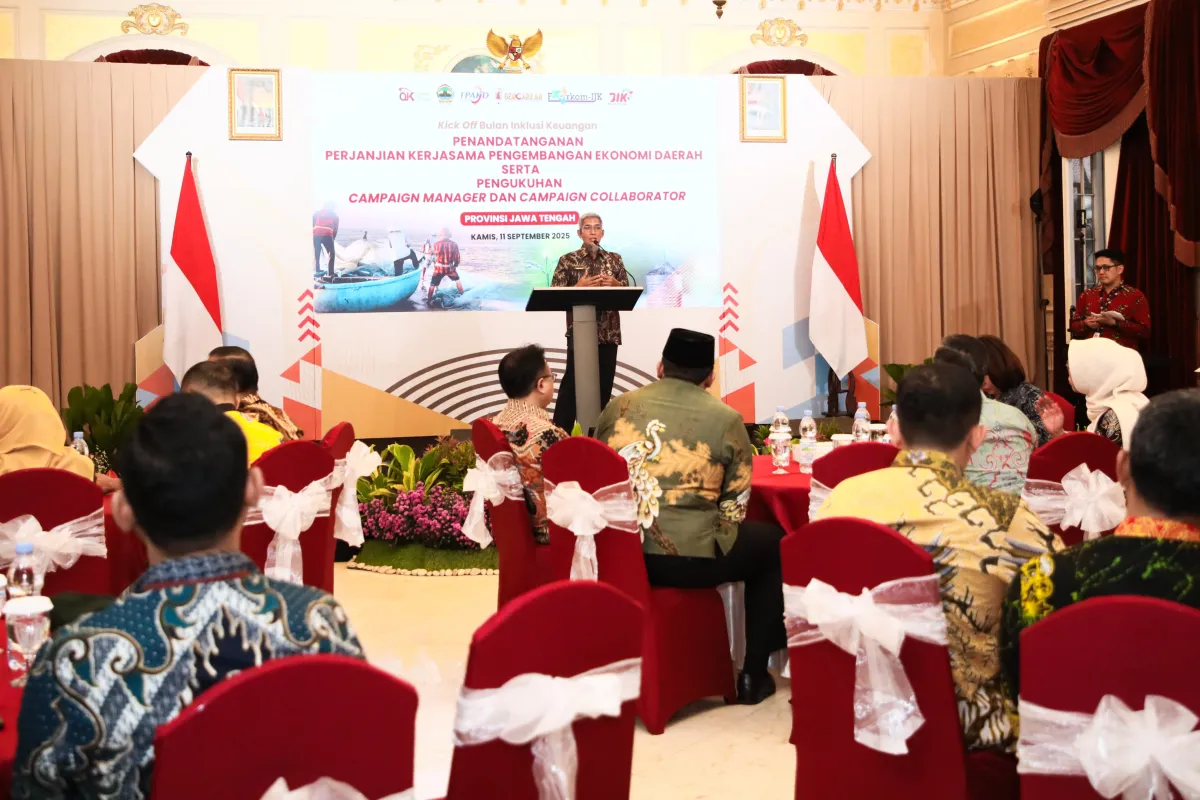 Pemprov Jateng Dorong Inklusi dan Literasi Keuangan untuk Perkecil Kesenjangan