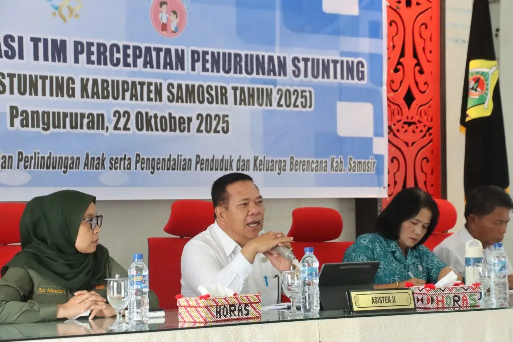 TPPS Samosir Tekankan Edukasi Pola Asuh dan Kerja Tim untuk Tekan Stunting