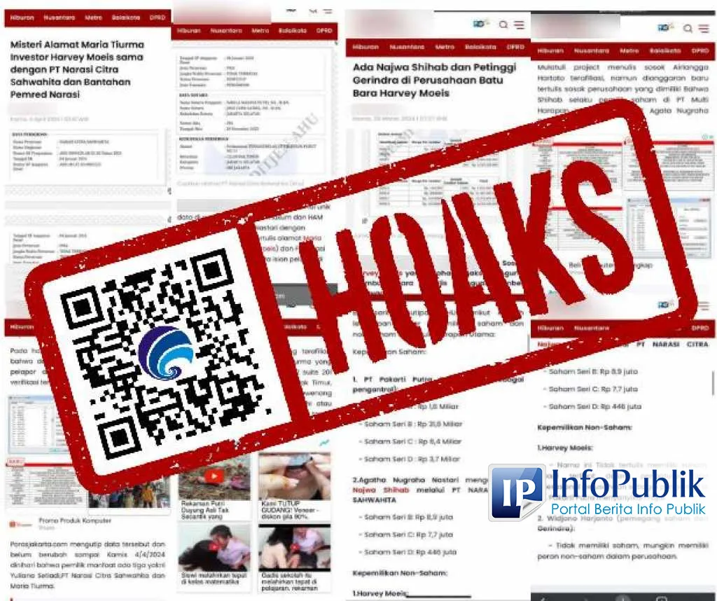 Cek Fakta: Nama Najwa Shihab Dicatut dalam Klaim Penerima Saham di Perusahaan Terkait Harvey Moeis