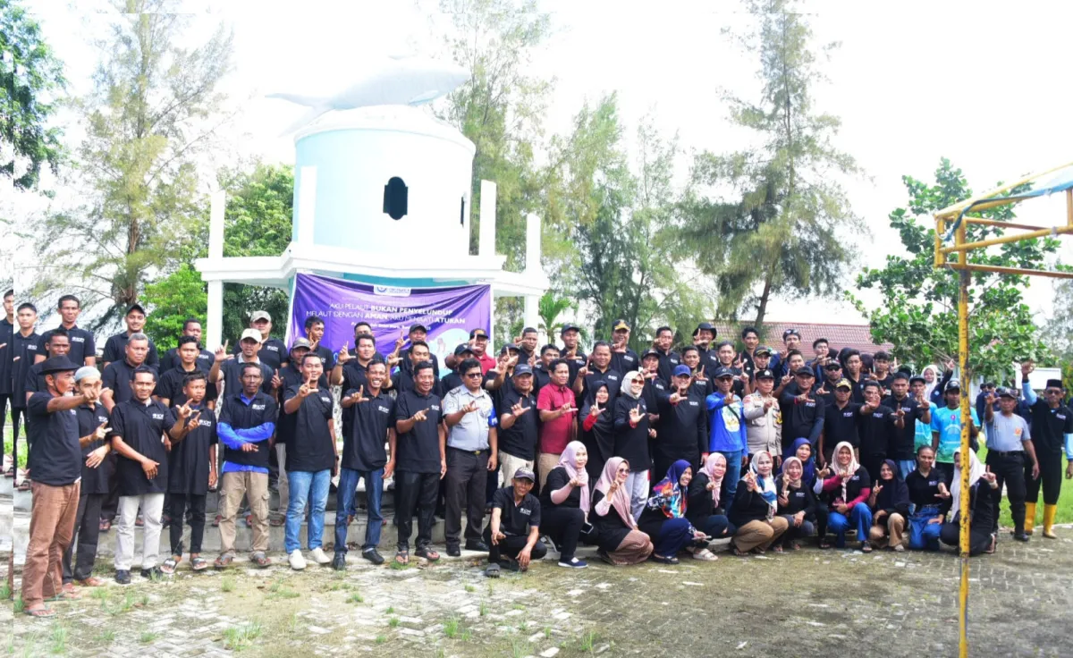 IOM Indonesia dan Pemkab Bengkalis Gelar Kampanye Migrasi Aman di Bantan, Disertai Penanaman 500 Bibit Mangrove