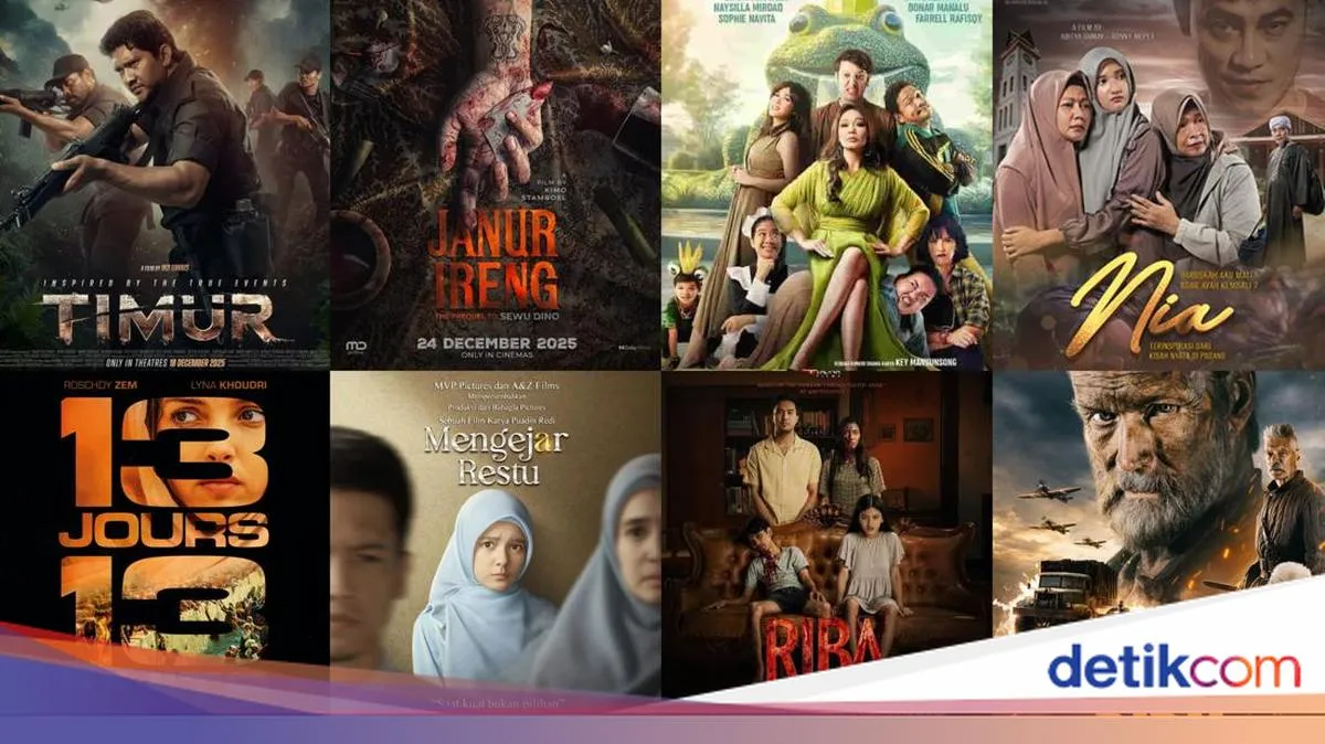 Daftar 15 Film yang Tayang di Bioskop Sepanjang Desember 2025, dari Horor hingga Animasi