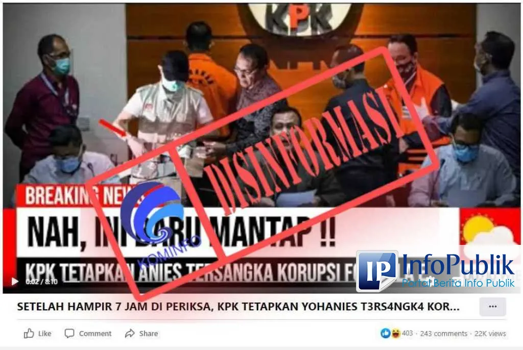 Cek Fakta: Klaim KPK Tetapkan Anies Baswedan Tersangka Korupsi Formula E Tidak Benar