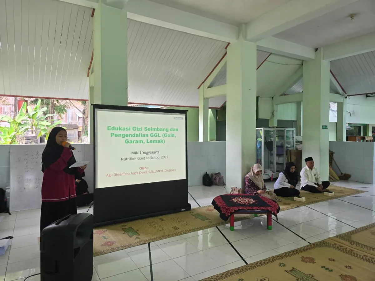 Mahasiswa Gizi UAD Gelar Edukasi Gizi Seimbang dan Pengendalian GGL di MIN 1 Yogyakarta