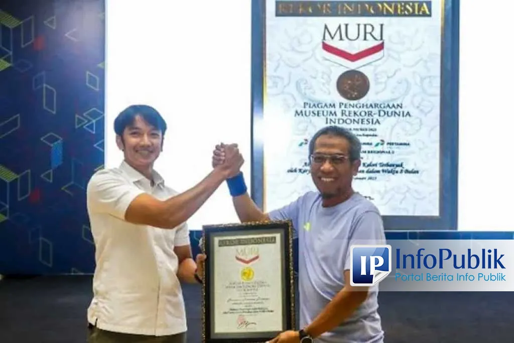 Pertamina Regional Jawa Cetak Rekor MURI lewat Wellness Program 2024