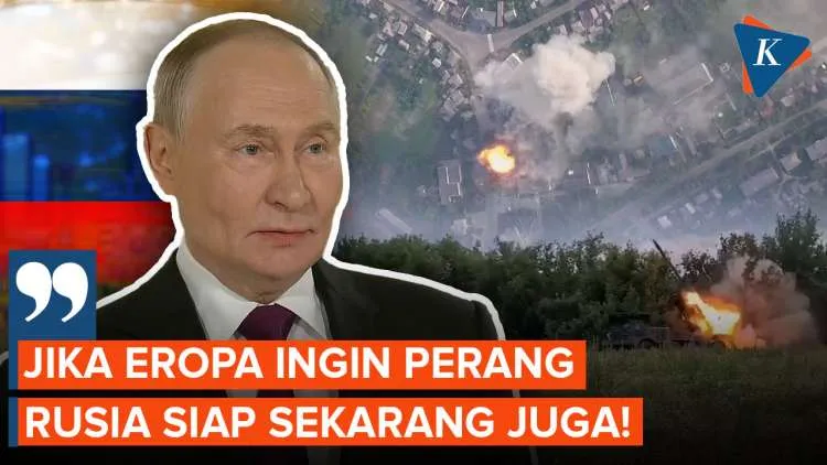 Putin: Rusia Siap Jika Eropa Menginginkan Perang