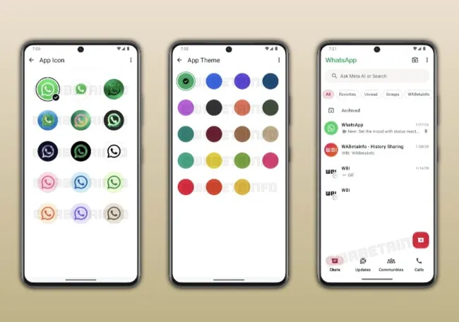 WhatsApp Beta 2.26.6.1 Siapkan Fitur Premium untuk Ubah Tema, Ikon, dan Warna Aksen
