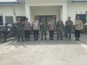 Kapolsek Perdagangan Koordinasi ke Koramil 06/Perdagangan untuk Perkuat Sinergi Jaga Kamtibmas