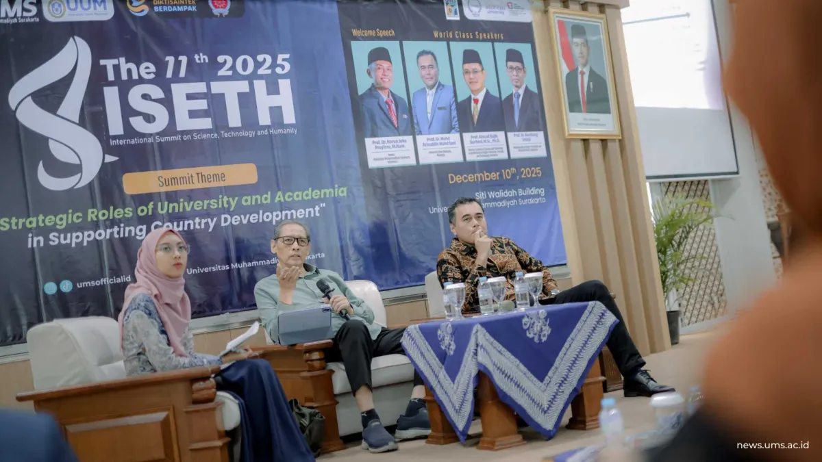 UMS Gelar ISETH 2025, Dorong Kolaborasi Interdisipliner untuk Peran Kampus dalam Pembangunan Negara