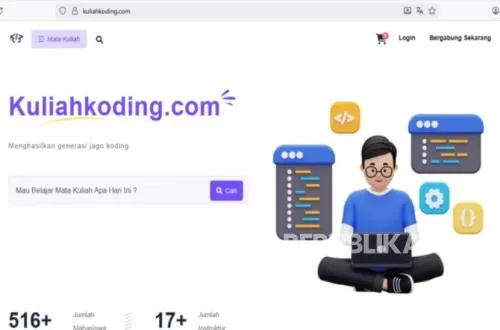 Mahasiswa UNM Luncurkan Startup Kuliah Koding, Platform Kursus Pemrograman Berbasis Web