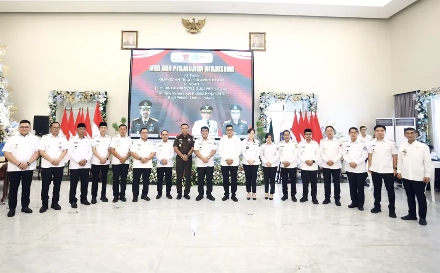 Bupati Sangihe Teken PKS dan MoU dengan Kejati Sulut untuk Perkuat Kepastian Hukum Proyek Daerah