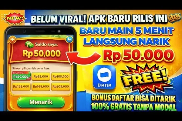 Aplikasi Penghasil Uang 2026 Ramai Dibicarakan, Ini Hasil Uji Coba Fitur Penarikannya