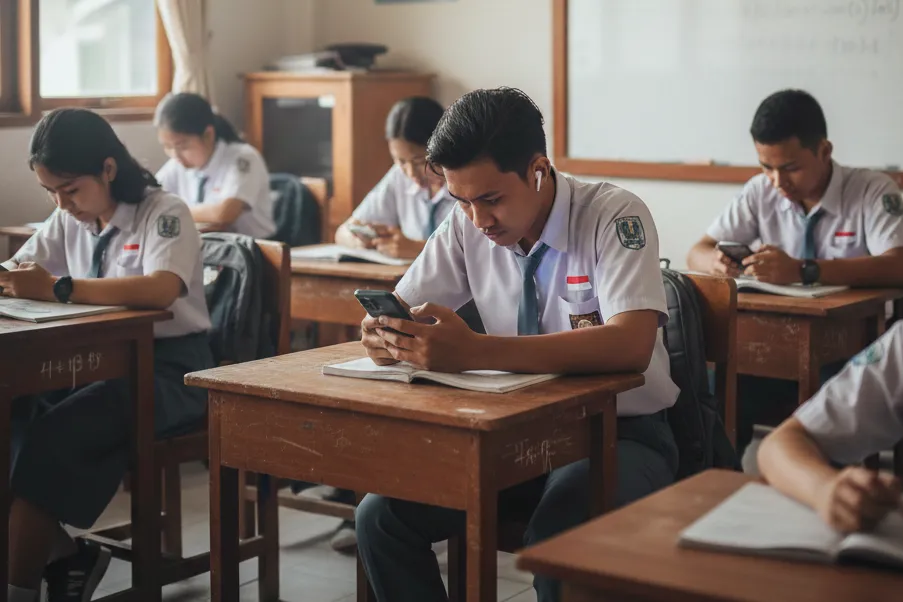 SMA di Kabupaten Tangerang Mulai Terapkan Pembatasan Penggunaan Gadget