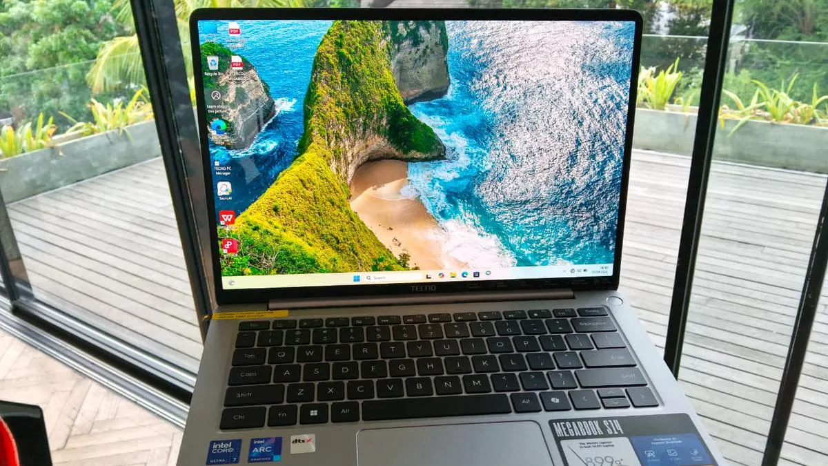 Tecno Luncurkan Megabook S14 di Indonesia, Usung AI dan Desain Ringan untuk Produktivitas