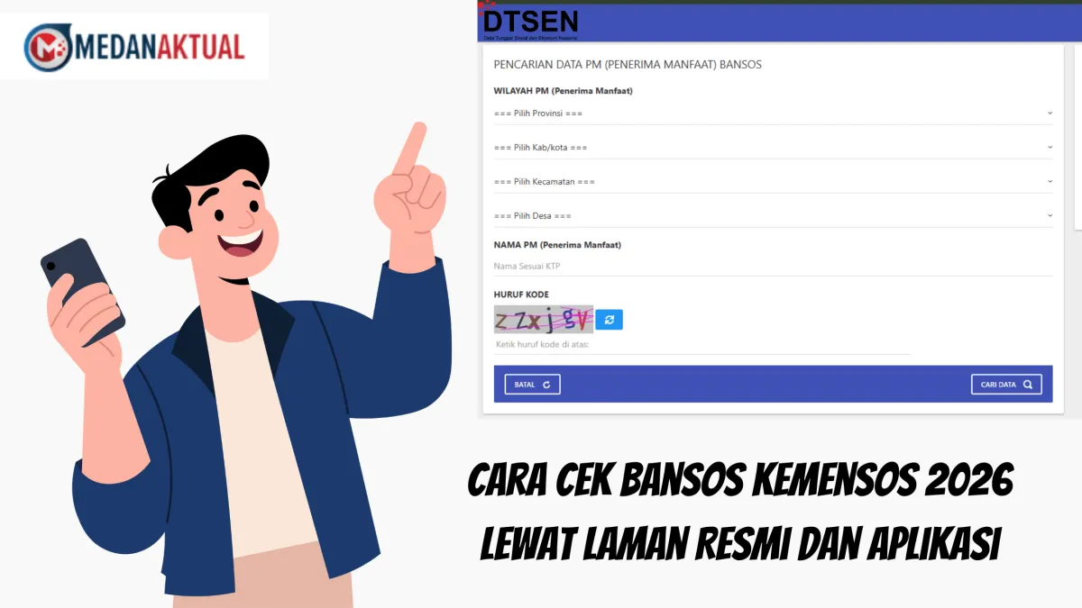 Panduan Cek Bansos Kemensos 2026 Secara Online Lewat Situs Resmi dan Aplikasi