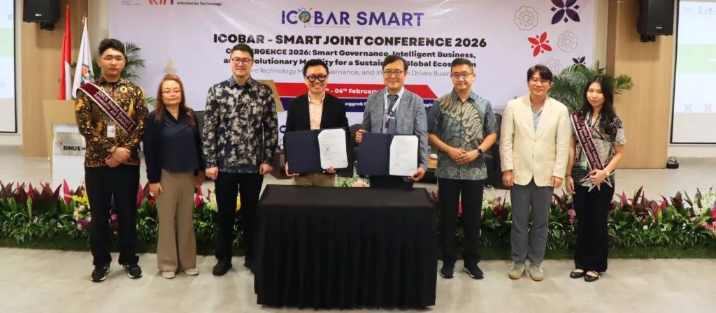 Binus University dan KIIT Korea Selatan Perkuat Kolaborasi Riset Lewat Icobar–Smart 2026