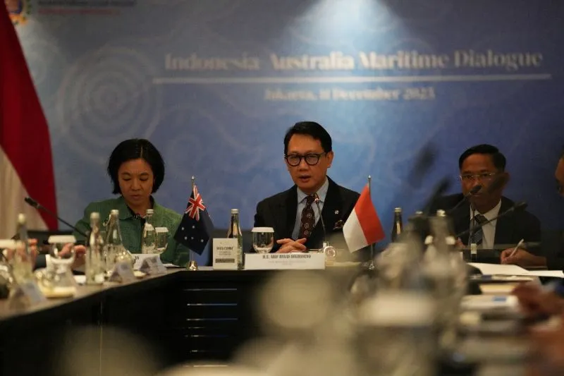 Indonesia-Australia Gelar Dialog Maritim Perdana, Bahas Lingkungan Laut hingga Keamanan Maritim