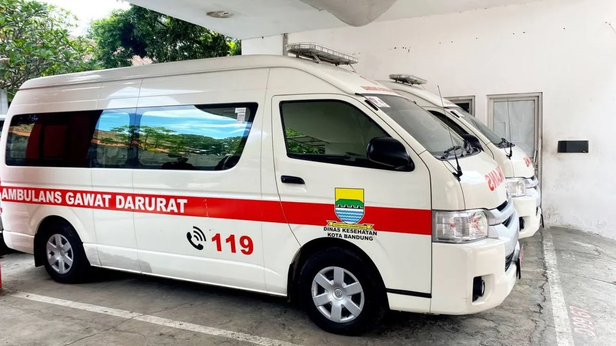 Dinkes Kota Bandung Siagakan PSC 119 dan Ambulans Antisipasi Dampak Unjuk Rasa