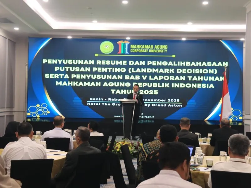 Kepala BSDK MA Paparkan Dua Indikator Putusan Landmark dan Beri Dua Contoh Kasus