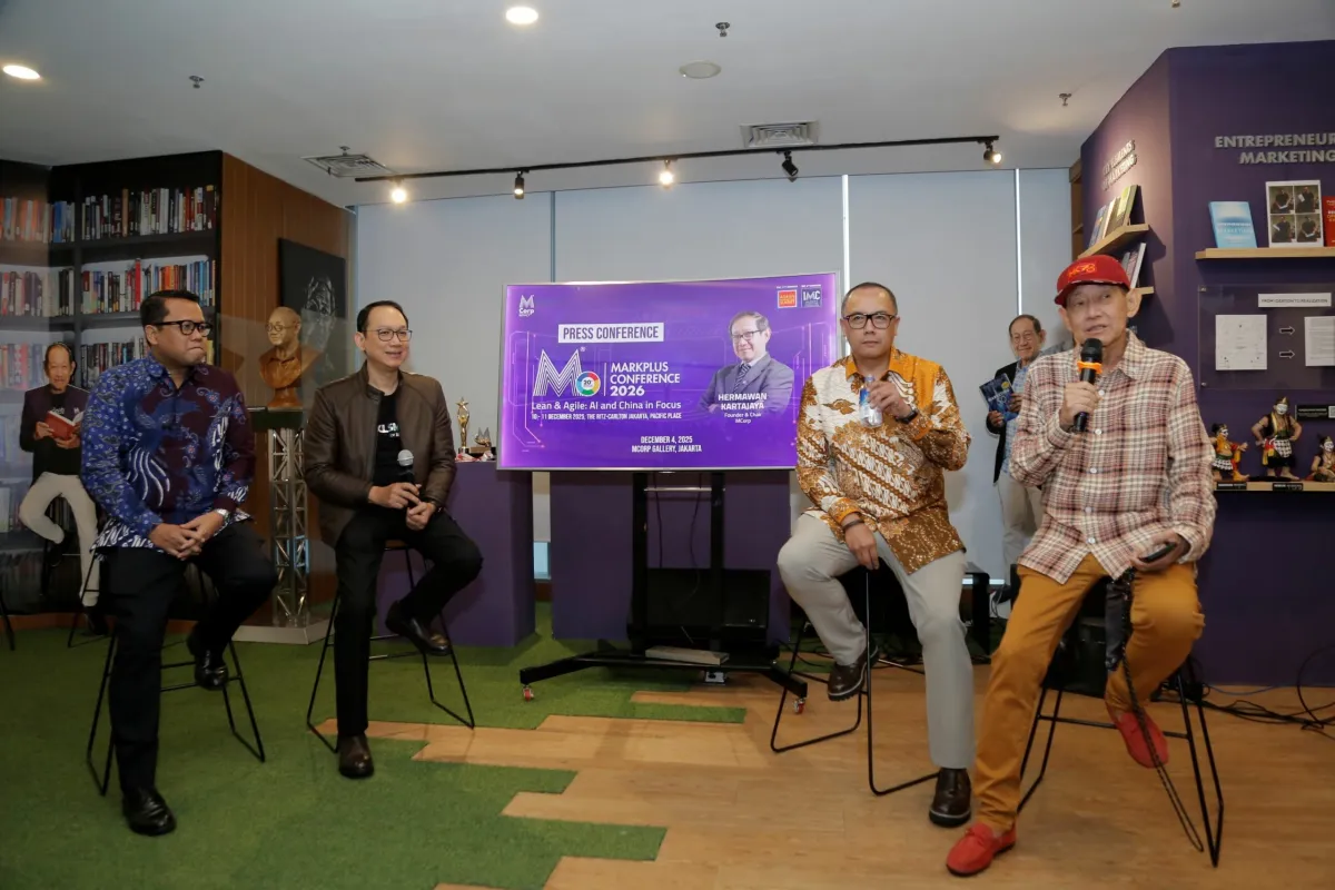 MarkPlus Conference 2026 Angkat Tema Lean & Agile, Bahas Dampak AI dan Dinamika Ekonomi China
