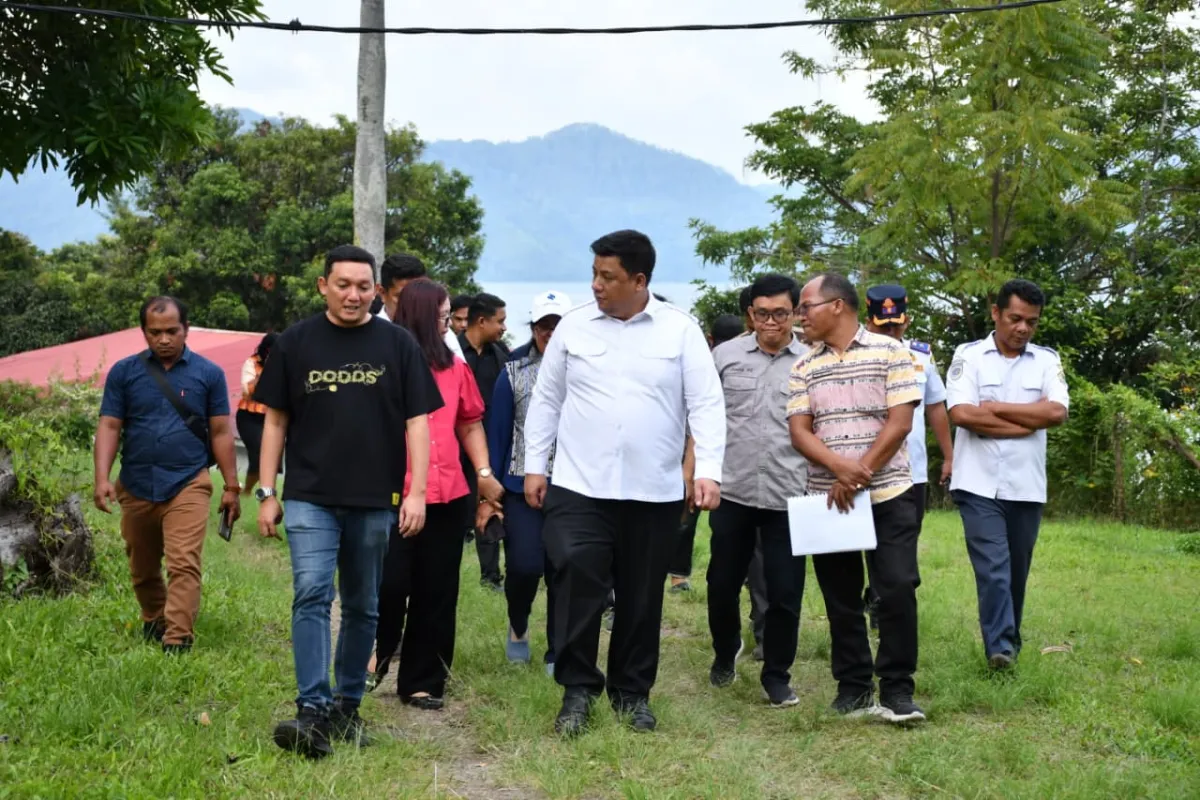 Bupati Samosir Tinjau Lokasi Rencana Pembangunan Gedung Pertunjukan di Tuktuk Siadong, Ditarget Mulai 2026
