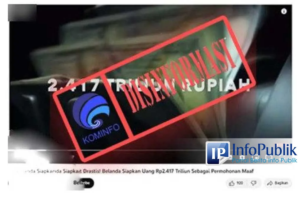 Cek Fakta: Klaim Belanda Siapkan Kompensasi Rp2.417 Triliun untuk Indonesia Tidak Didukung Pernyataan Resmi