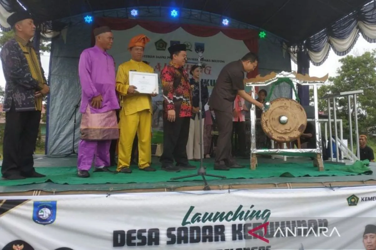 Pemkab Bangka Barat dan Kemenag Resmikan Desa Pelangas sebagai Desa Sadar Kerukunan