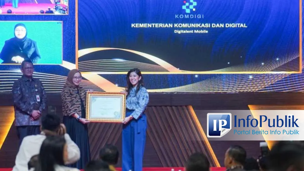Inovasi Layanan Publik Digital Antar Menkomdigi Meutya Hafid Raih Penghargaan OPSI KIPP 2025