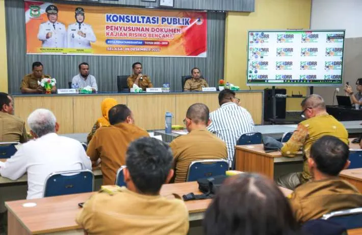 Sekda Pematangsiantar Minta Seluruh OPD Terlibat Saat Bencana, Ingatkan Sanksi bagi yang Abai
