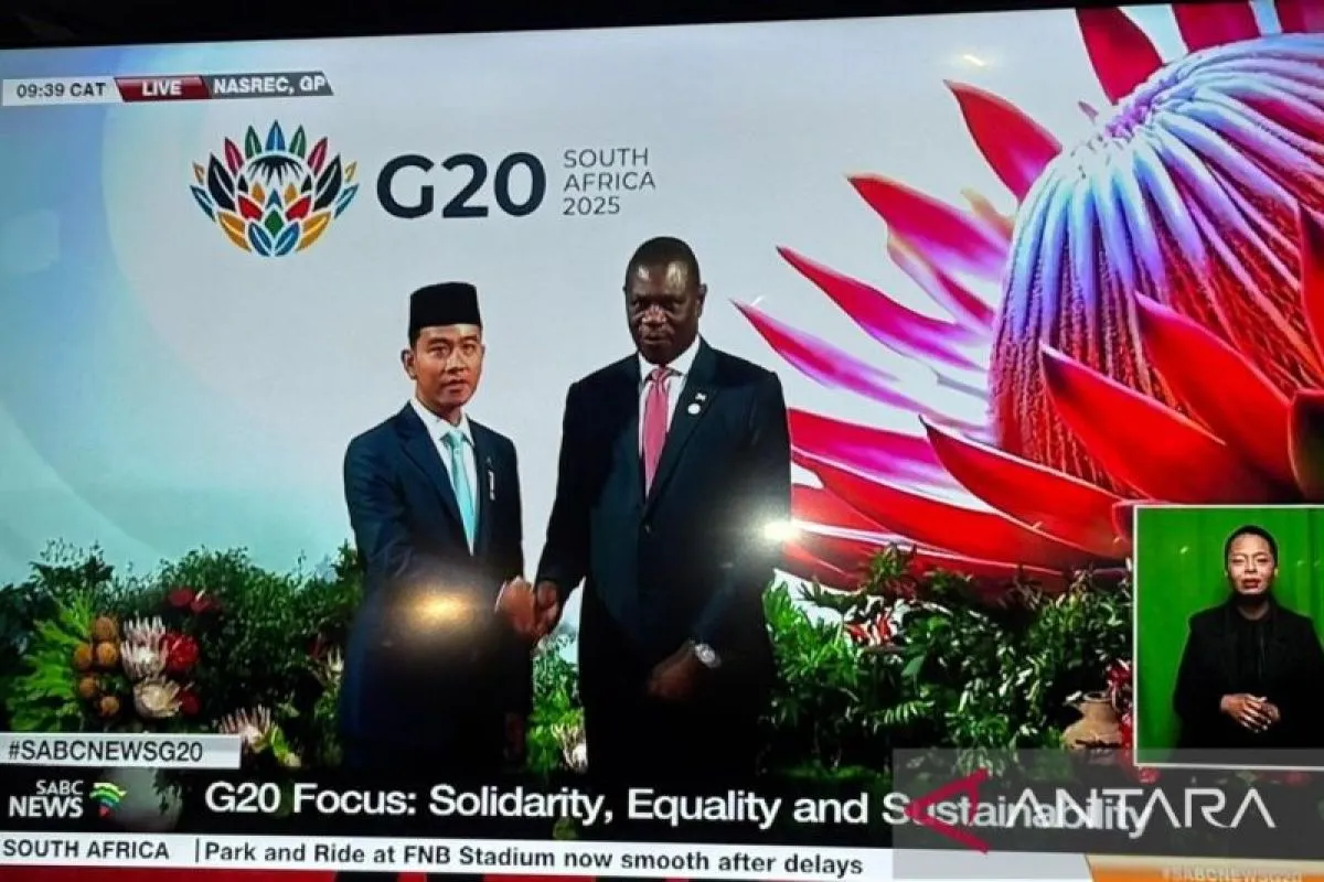 Gibran Hadiri KTT G20 di Johannesburg, Disambut Presiden Afrika Selatan