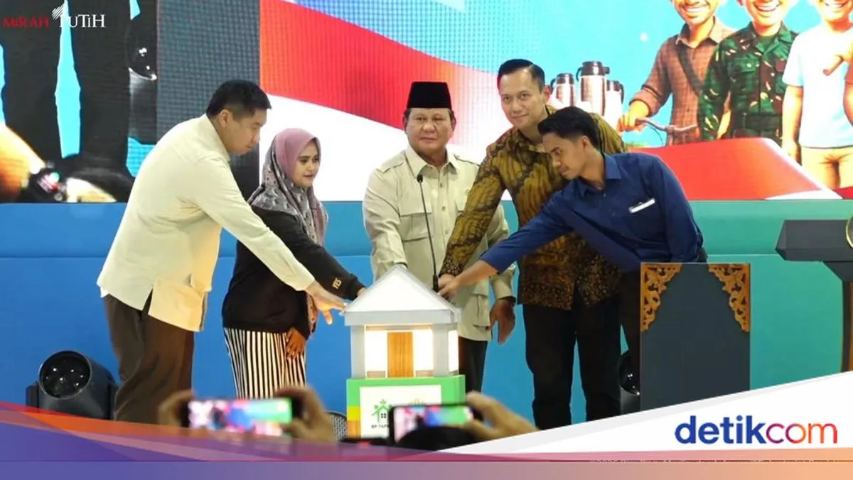 Prabowo Resmikan Akad Massal 50.030 KPR Subsidi FLPP dan Serah Terima Kunci di Serang