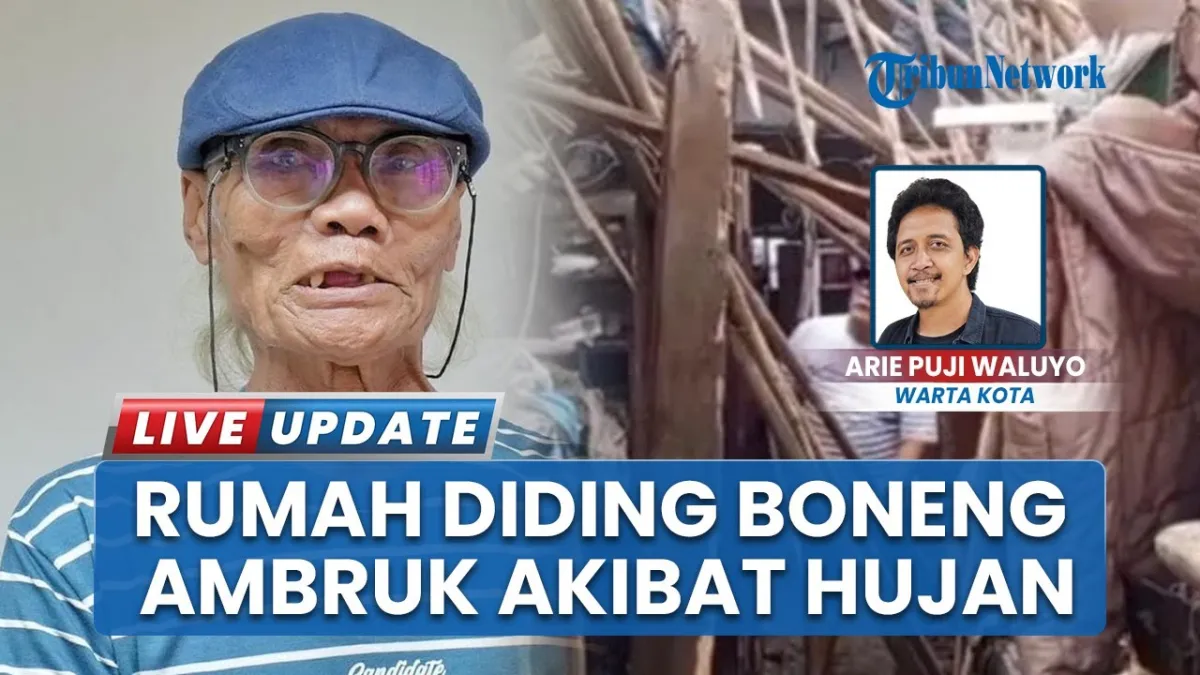 Hujan Berhari-hari di Jakarta, Rumah Aktor Diding Boneng Rusak Parah hingga Atap Terbuka