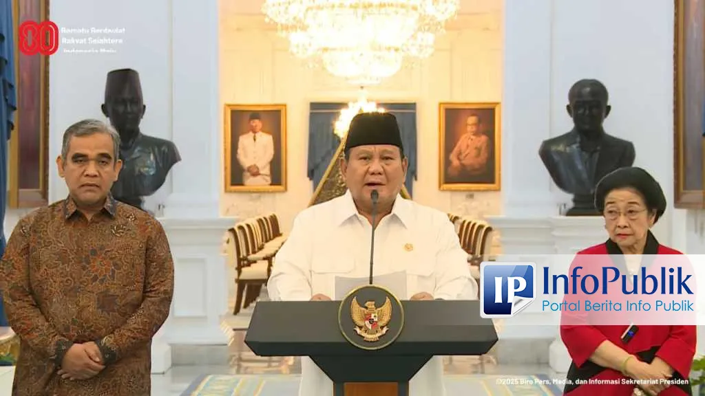 Presiden Prabowo Minta Warga Tetap Tenang dan Tidak Terprovokasi Adu Domba