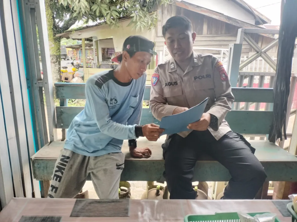 Satbinmas Polres Pulang Pisau Gencarkan Sosialisasi Call Center 110 dan Aplikasi Pengaduan