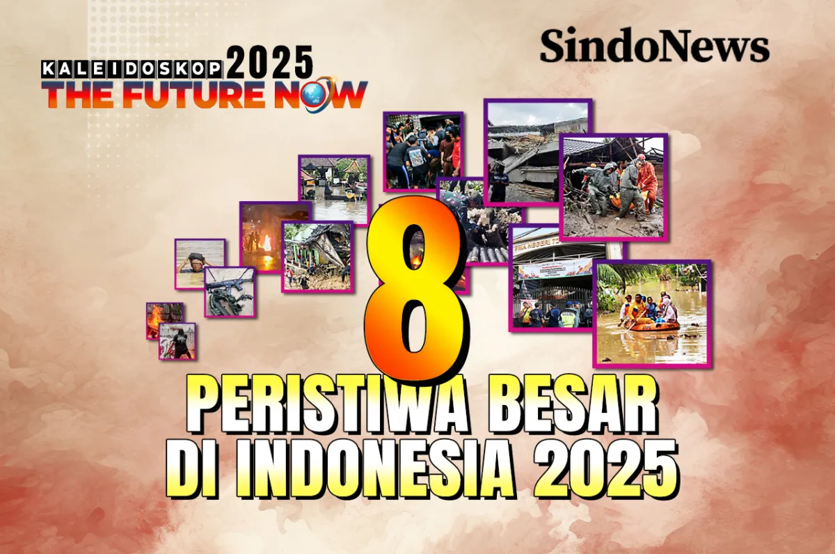 Delapan Peristiwa Besar di Indonesia Sepanjang 2025