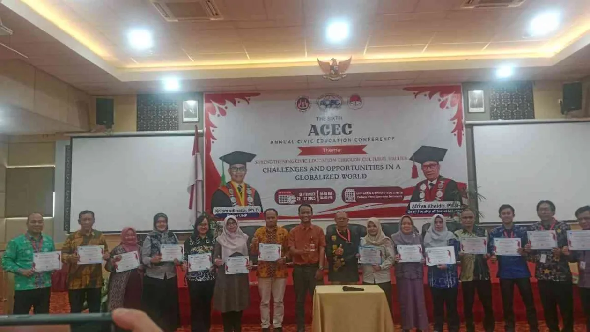 FKIP PPKn Unpam Jalin Kerja Sama Strategis dengan Prodi S2 PPKn STKIP Arrahmaniyah di Konferensi Internasional UNP