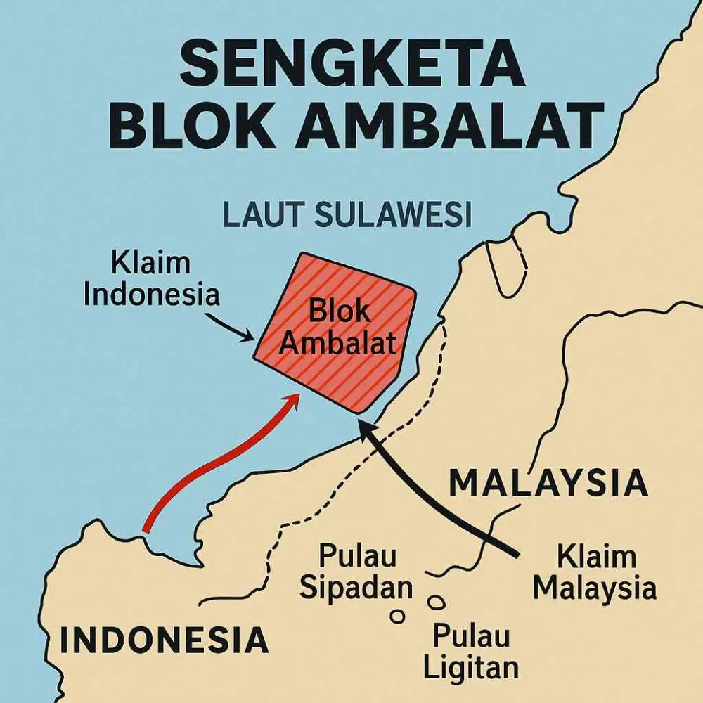Sengketa Blok Ambalat Kembali Disorot, Malaysia Tegaskan Pilih Negosiasi Damai
