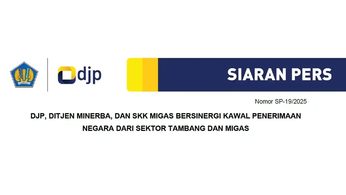 DJP Teken Kerja Sama Pertukaran Data dengan Ditjen Minerba dan SKK Migas