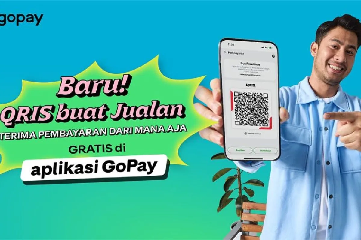 GoPay Tambahkan Fitur "QRIS buat Jualan" di Aplikasi untuk Permudah Pembayaran Nontunai