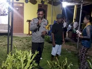 Bhabinkamtibmas Bakunase Imbau Hentikan Musik Pesta Wisuda untuk Jaga Ketertiban