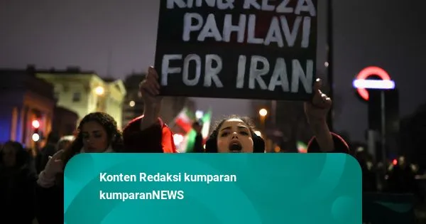 Sekitar 2.000 Orang Berdemo di London, Serukan Perubahan Rezim di Iran
