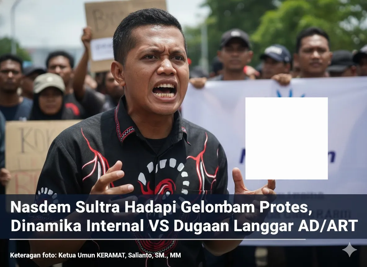 Usulan Pergantian Ketua DPRD Sultra oleh DPW Nasdem Picu Protes, KERAMAT Soroti Dugaan Pelanggaran AD/ART