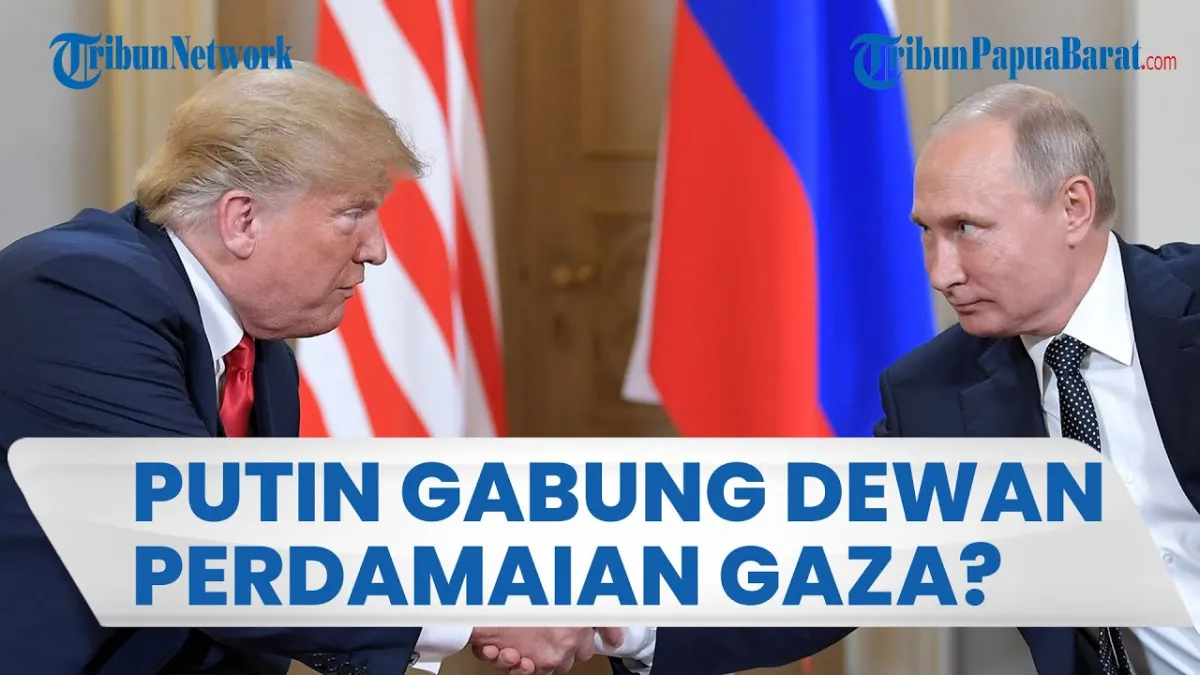 Putin Diundang Trump Masuk Dewan Perdamaian Gaza, Kremlin Masih Pelajari Tawaran