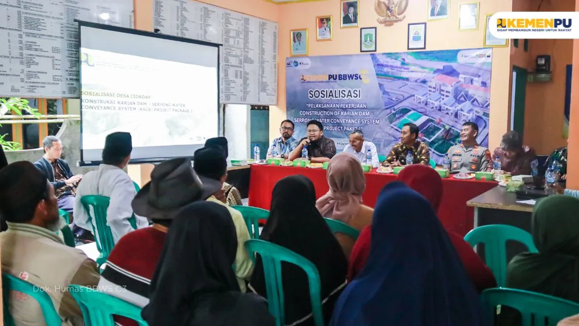 BBWSC3 Sosialisasikan Proyek KSCS Paket I di Tiga Desa, Warga Diminta Dukung Target Selesai 2027