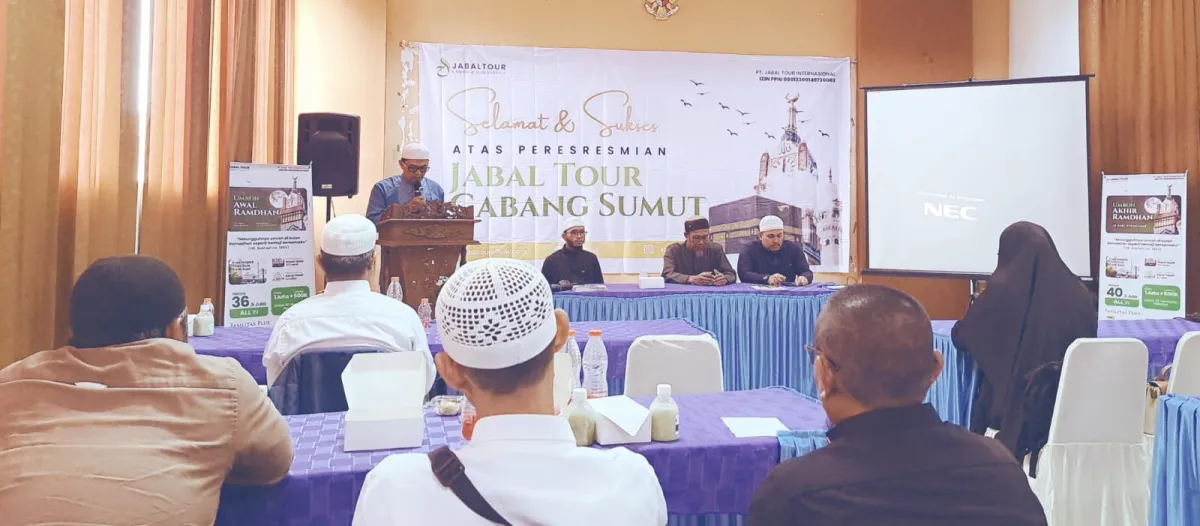 Jabal Tour Resmikan Cabang Sumatera Utara di Asrama Haji Medan