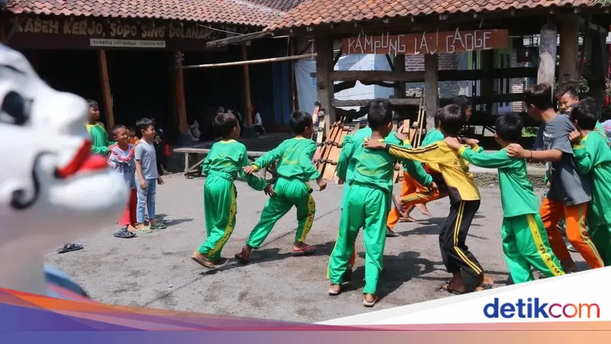 Kampung Lali Gadget di Sidoarjo, Ruang Edukasi Anak untuk Bermain Tradisional dan Belajar dari Alam
