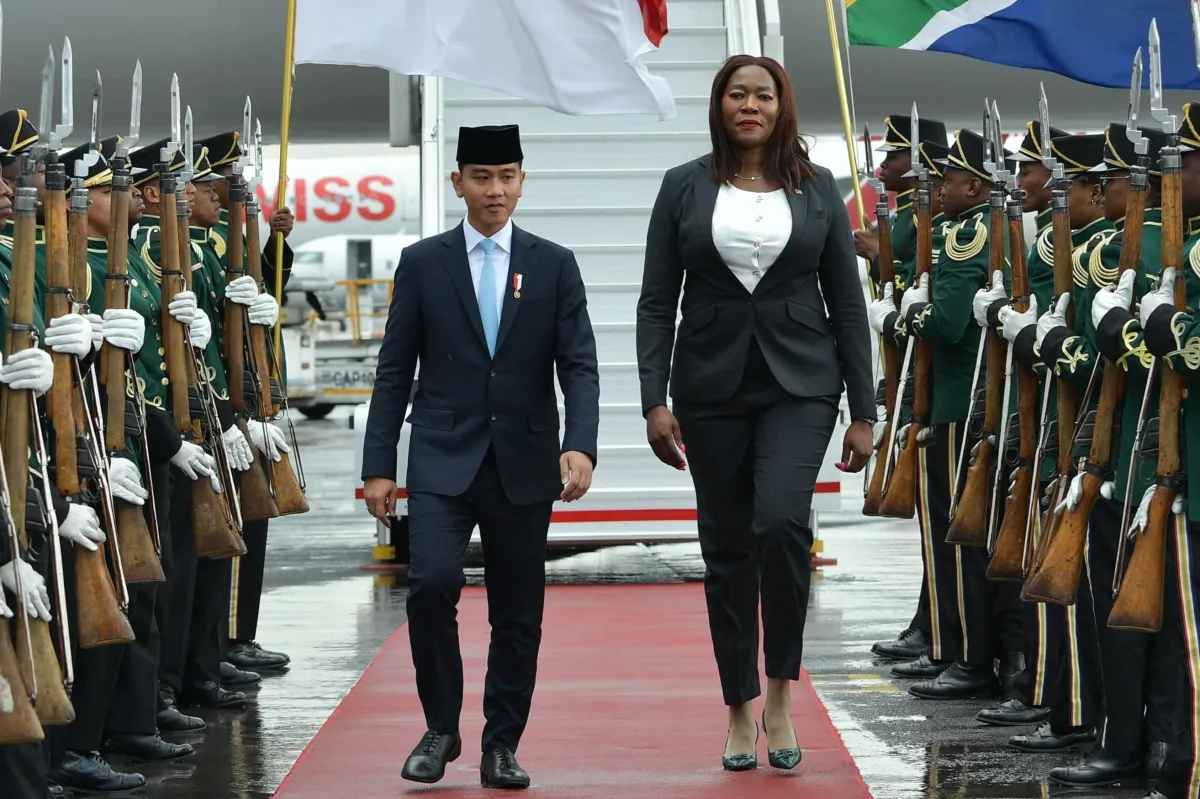 Wapres Gibran Tiba di Johannesburg, Disambut Tari Pantsula